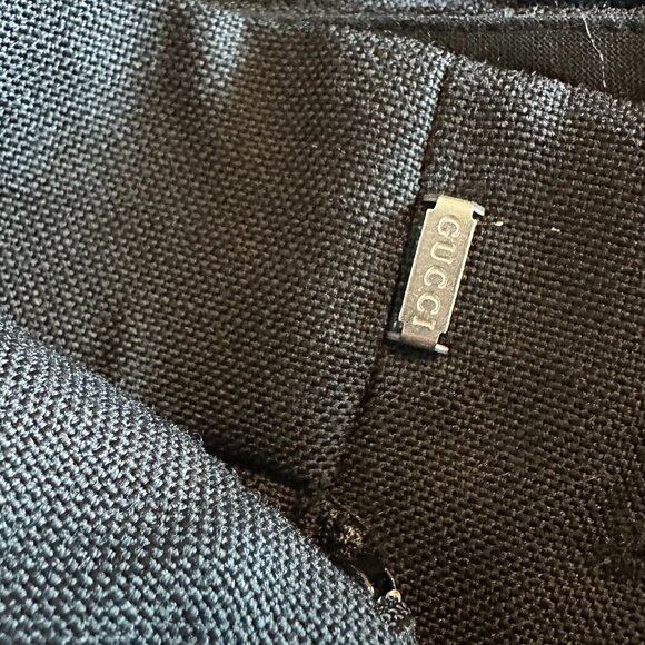 Gucci Eterotopia Collection Wool Wide Leg Pants Trousers Slacks Size 36 IT XS 0 - Picture 14 of 15